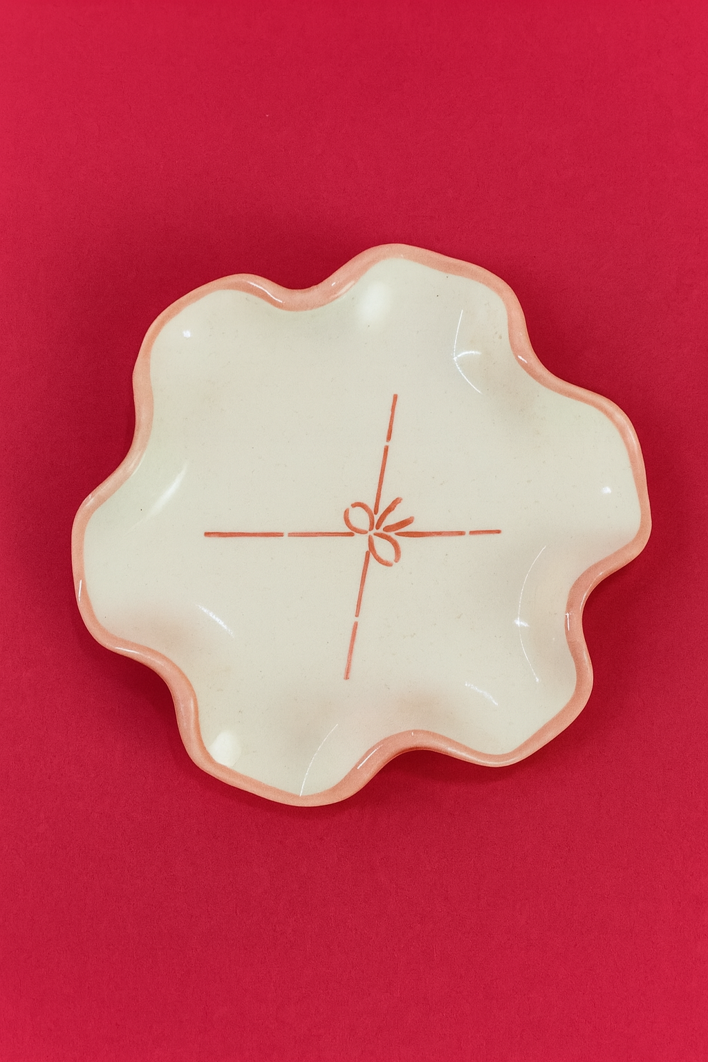 Blush Bow Ruffle Cup Set🎀