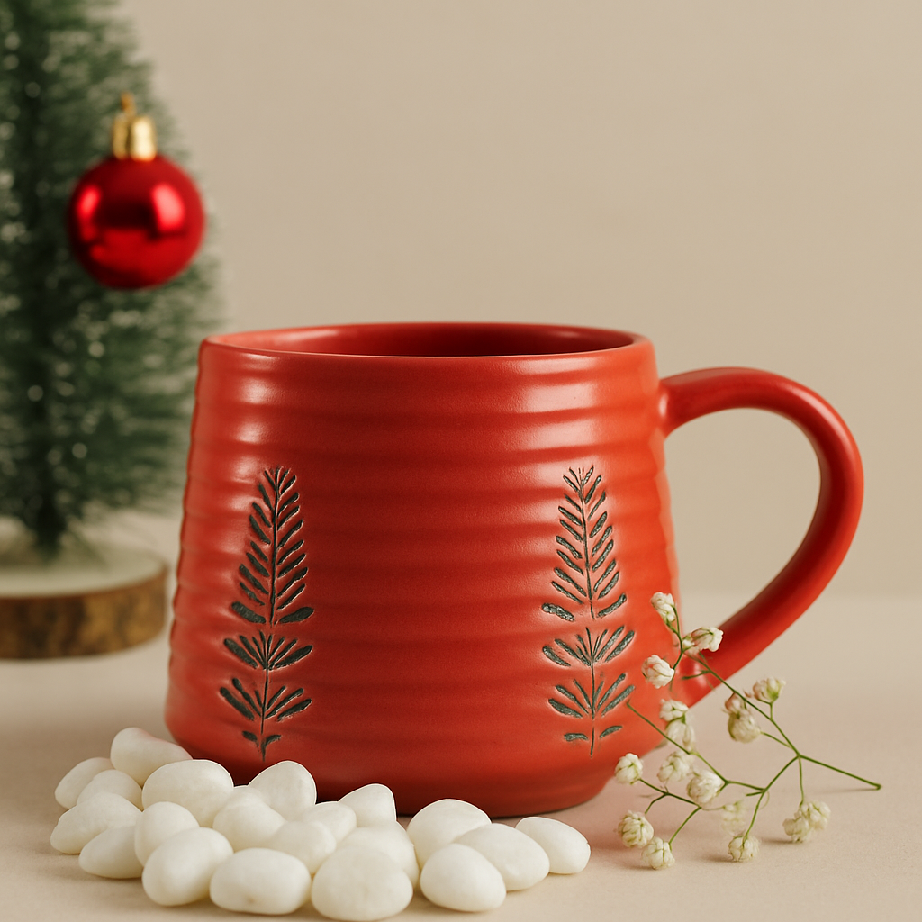 White Christmas Pine Mug🌲 (300ml)