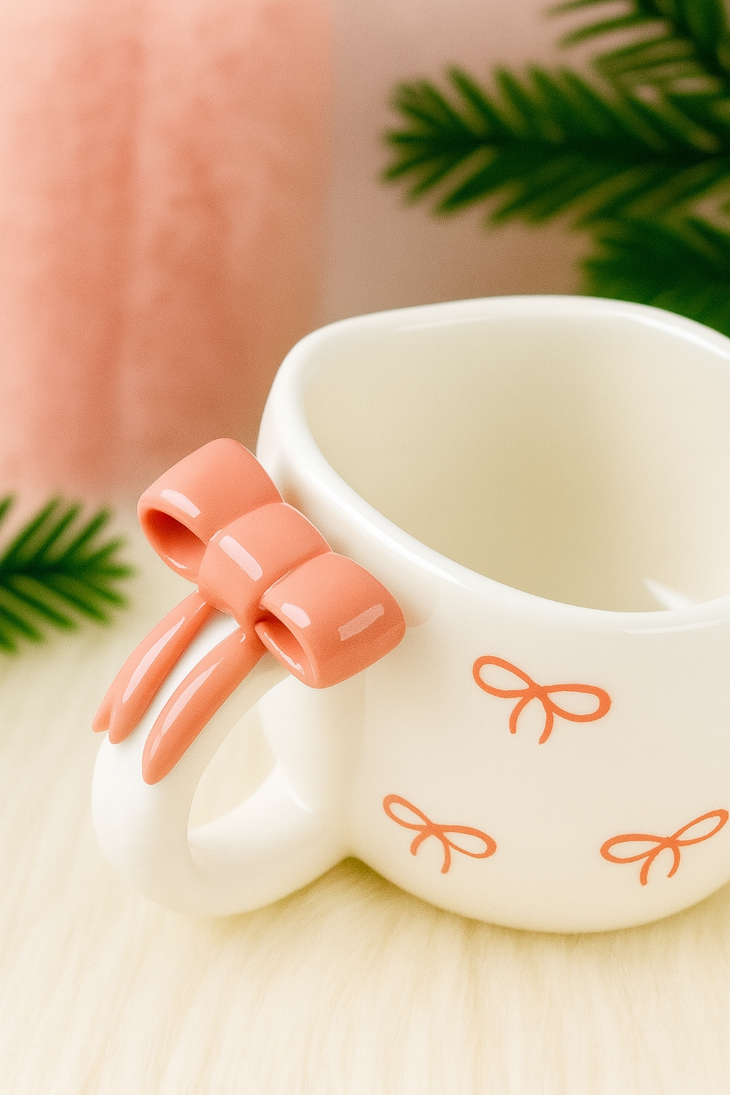 Bow Bliss Ceramic Mug 🎀 (250ml)
