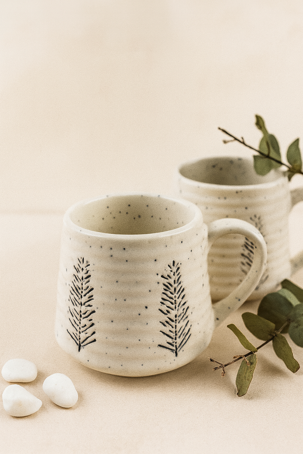 White Christmas Pine Mug🌲 (300ml)